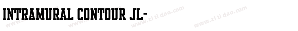 Intramural Contour JL字体转换